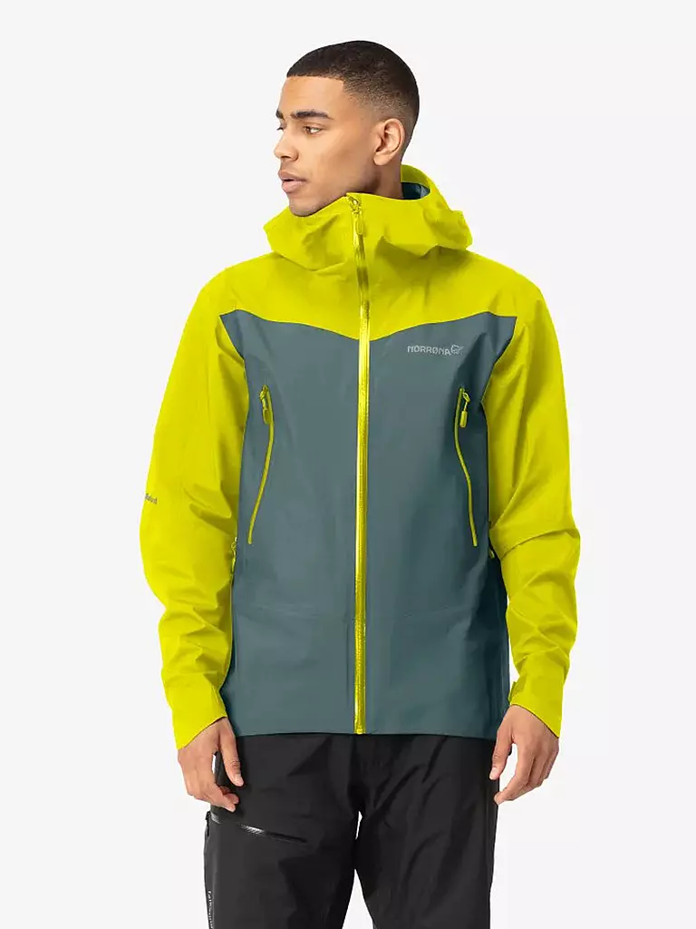 NORRØNA | Herren Regenjacke Falketind Gore-Tex  | gelb