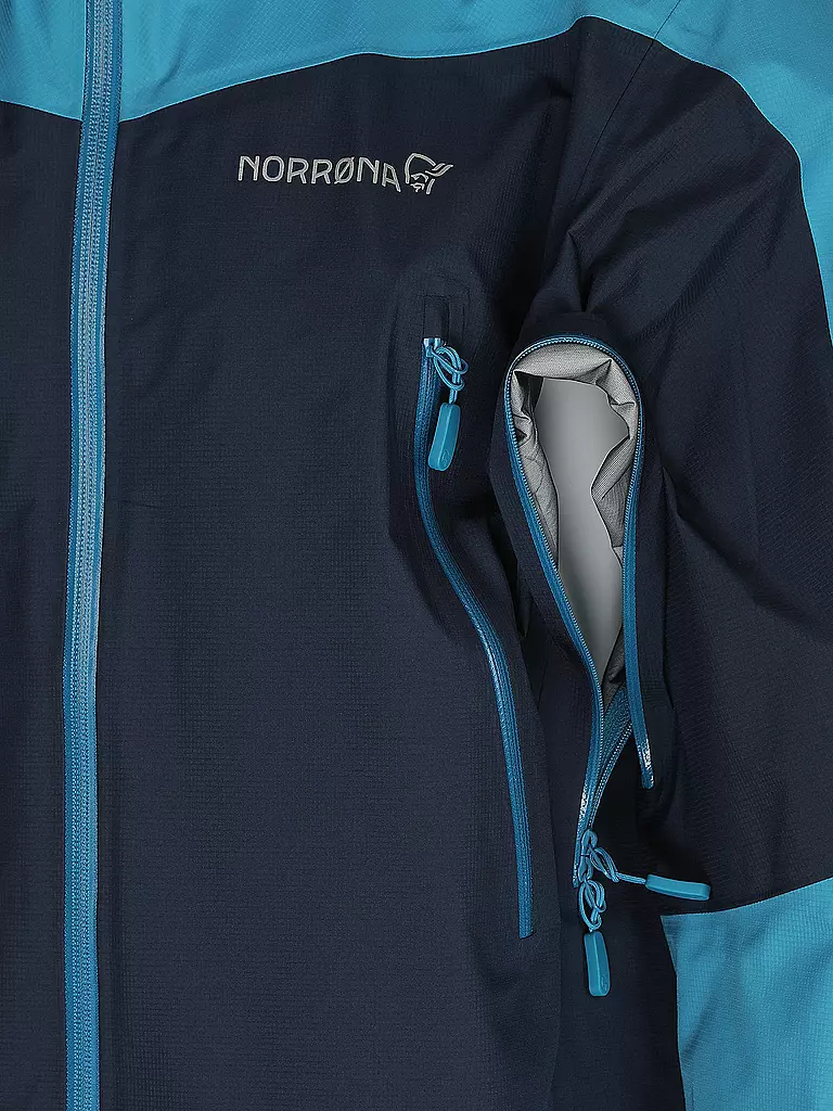 NORRØNA | Herren Tourenjacke falketind  Gore-Tex | blau