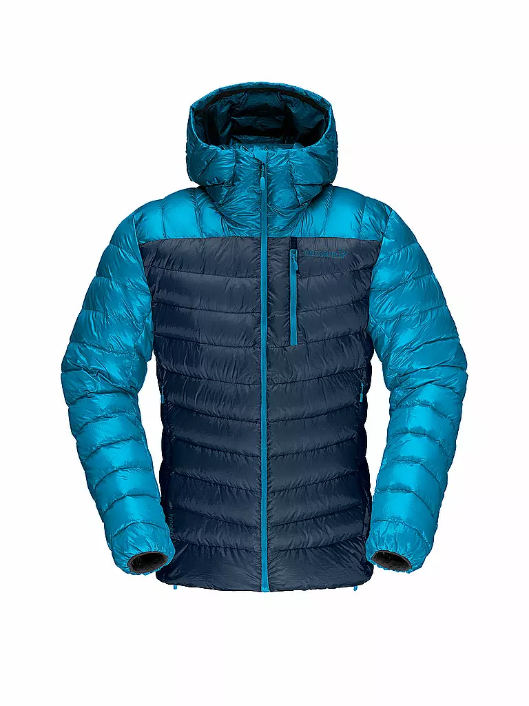 NORRØNA | Herren Tourenjacke lyngen down 850 Hoodie | blau