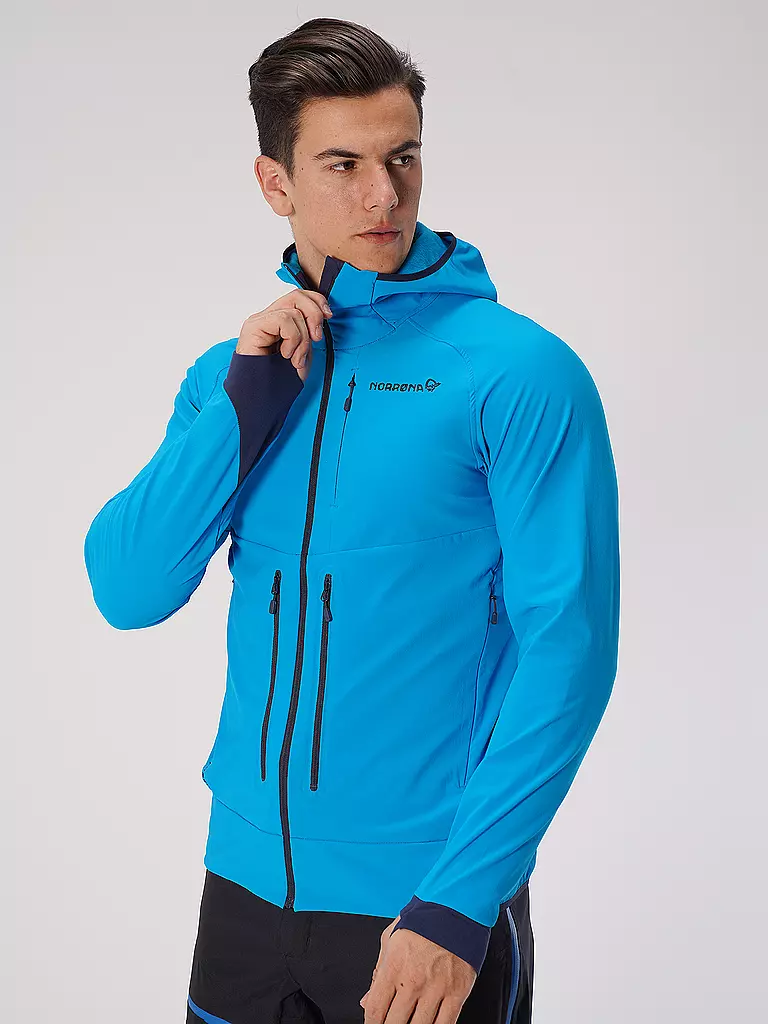 NORRØNA | Herren Tourenjacke lyngen Hiloflex100 | blau