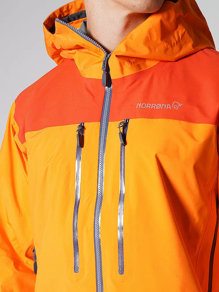 NORRØNA | Herren Tourenjacke trollveggen  Gore-Tex Pro Light  | orange