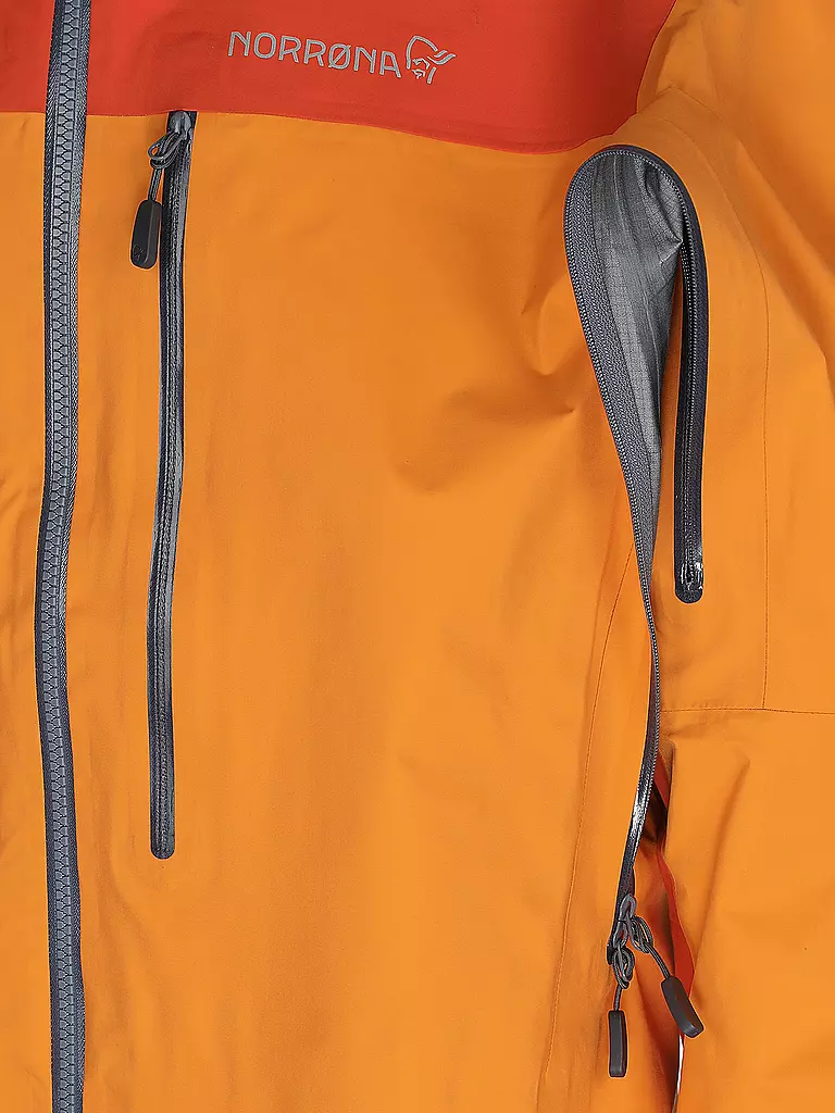 NORRØNA | Herren Tourenjacke trollveggen  Gore-Tex Pro Light  | orange