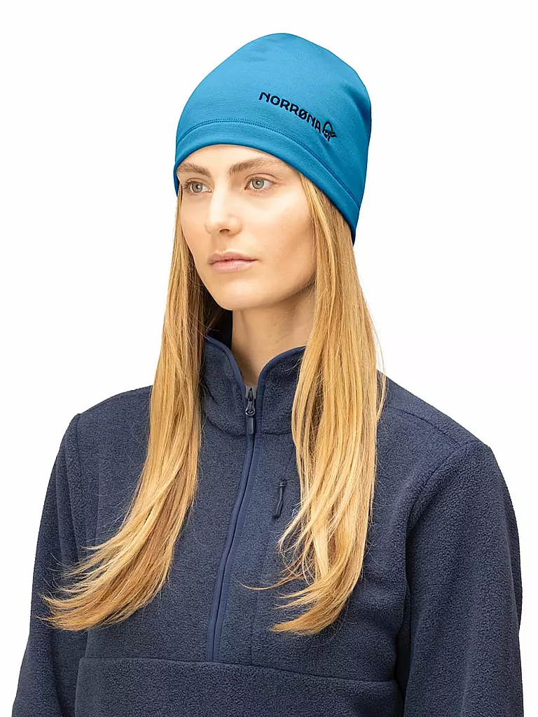 NORRØNA | Mütze warmwool2 | dunkelblau