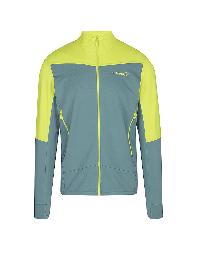 NORRØNA Herren Fleecejacke Falketind warm1 Stretch grau | S