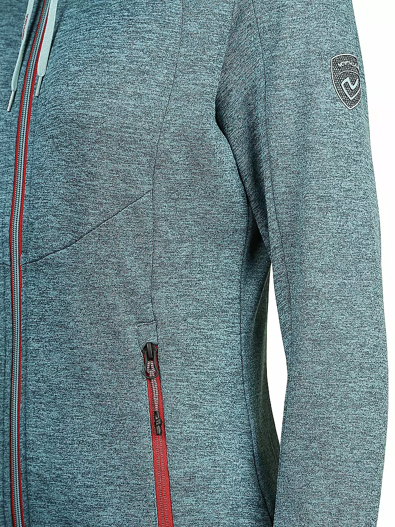 NORTHLAND | Damen Fleecejacke Adara Hoody | blau