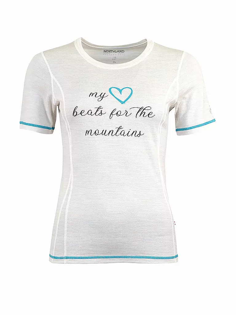 NORTHLAND | Damen Funktionsshirt Merino 160 Naima | weiss