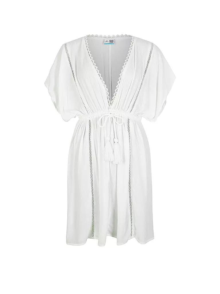 O'NEILL | Damen Tunika Mona Beach Cover Up | Snow White O'Neill Blue Mona Beach Cover Up | weiss