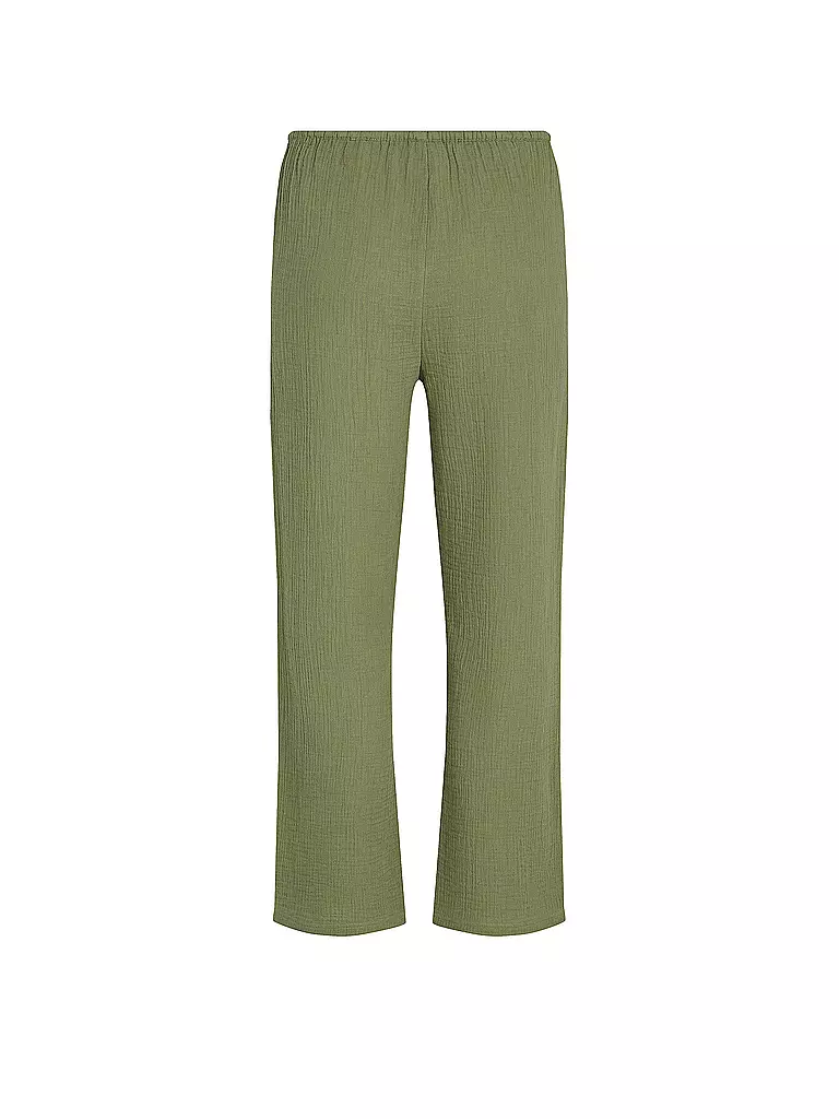 O'NEILL |  Mit der leichten Brenda Hose begleiten dich unbeschwerte Beach-Vibes überall hin. Die Hose mit hohem Bund und geradem Bein hat einen knöchellangen Schnitt und Eingrifftaschen für eine klassische Silhouette. Der eingearbeitete elastische Bund sorgt daf | hellblau