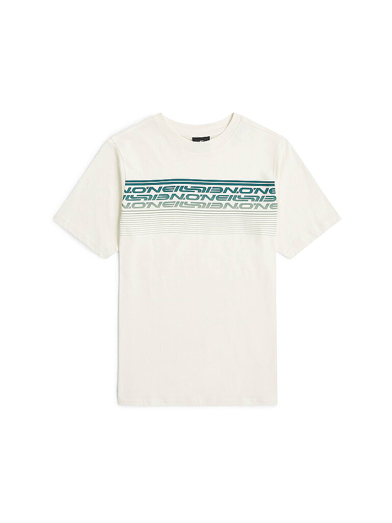 O'NEILL Jungen Beachshirt Logo Stripe weiss | 140