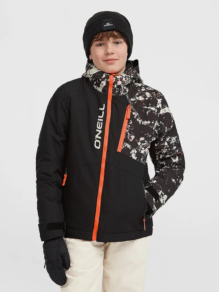 O'NEILL | Jungen Snowboardjacke FWC Cruz Block Hoodie | Schwarz