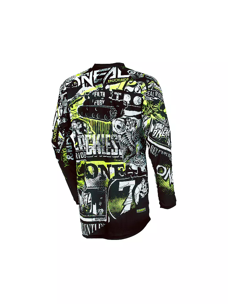 O’NEAL | Kinder MTB-Shirt Element Youth Attack LS | schwarz