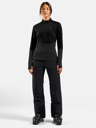 ODLO | Damen Unterzieh Zipshirt Descent Ceramiwarm