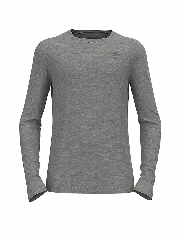 Odlo ODLO Herren Shirt Merino 200 hellgrau | S, hellgrau