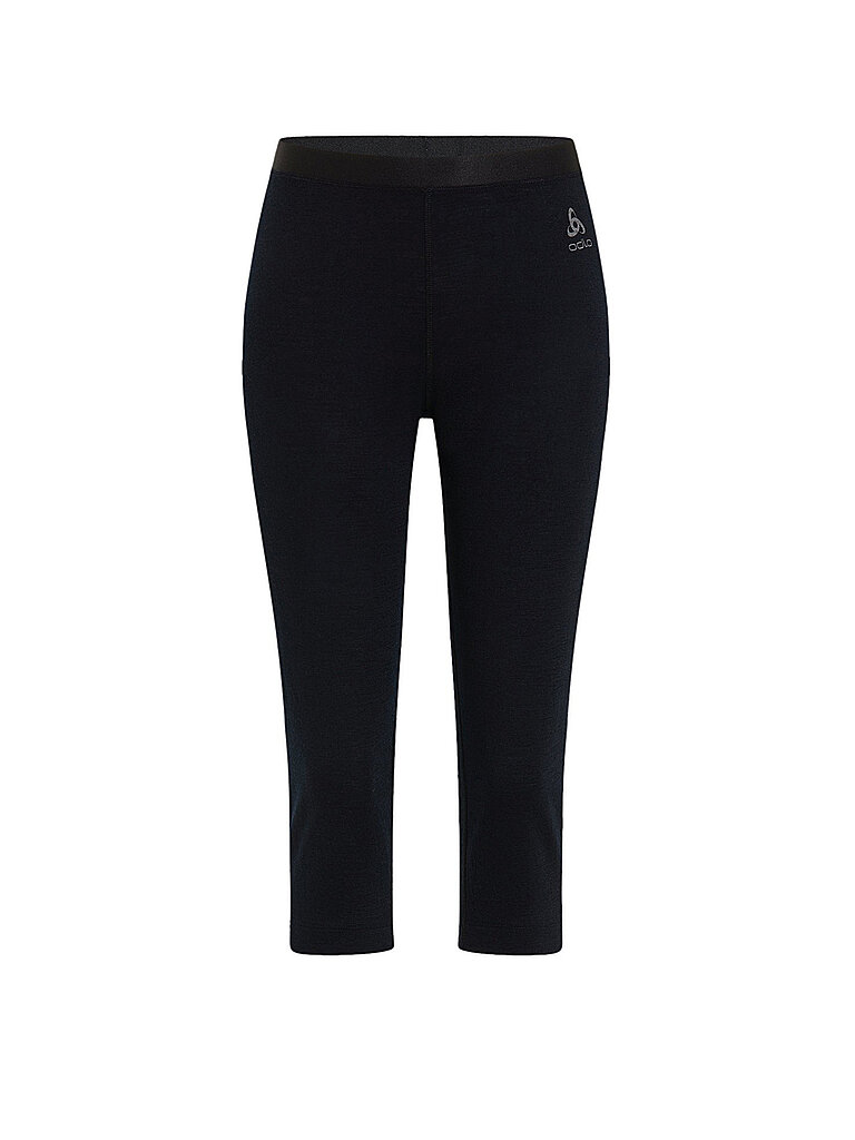 Odlo ODLO Damen Hose Merino 200 3/4 schwarz | S, schwarz