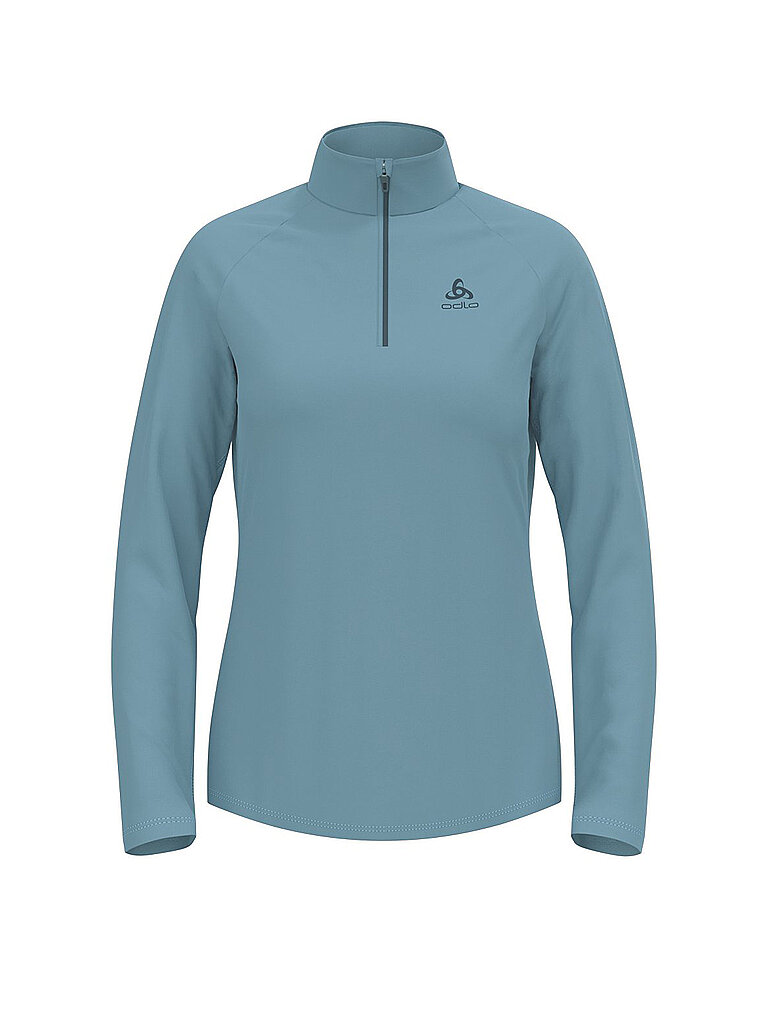 Odlo ODLO Damen Unterzieh Zipshirt Besso Mid Layer blau | XL, blau