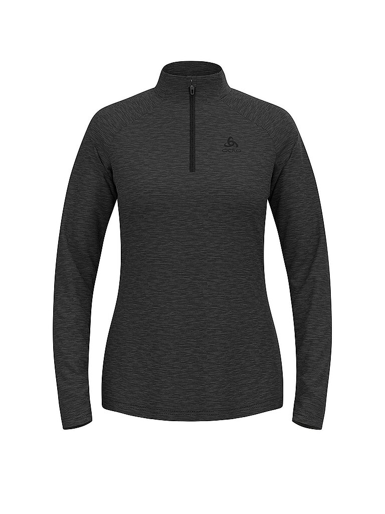 Odlo ODLO Damen Unterzieh Zipshirt Essentials Ceramiwarm schwarz | S, schwarz
