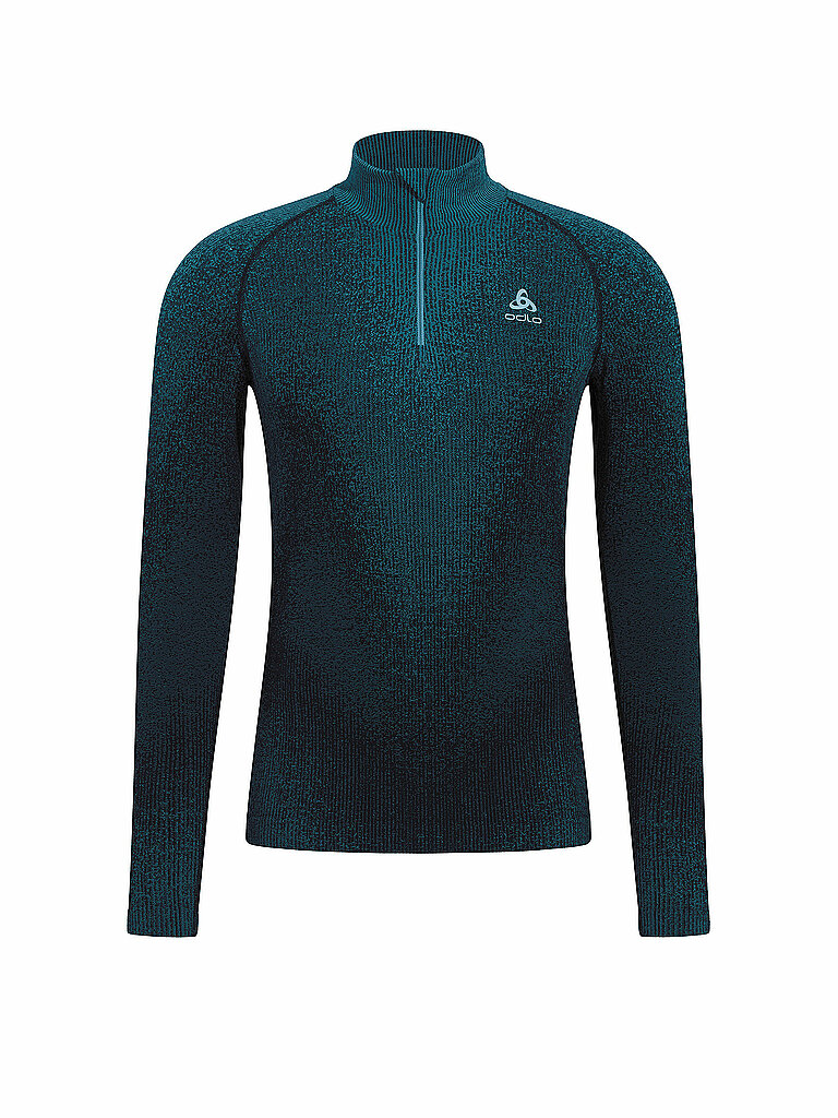 Odlo ODLO Herren Unterzieh Zipshirt Blackcomb blau | S, blau