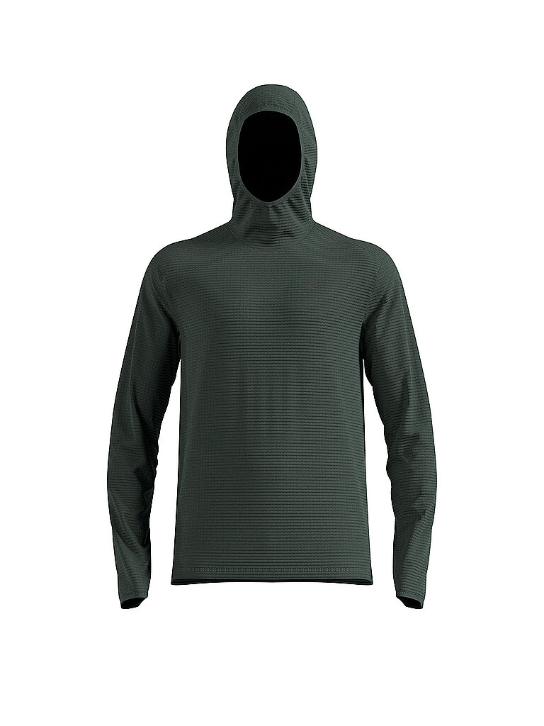 Odlo ODLO Herren Laufshirt Essential Thermal dunkelgrün | XL, dunkelgrün