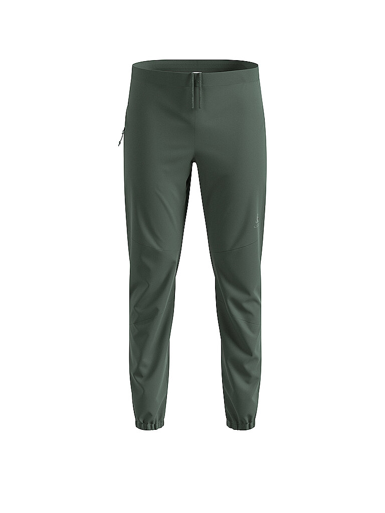 Odlo ODLO Herren Langlaufhose Essential Warm dunkelgrün | S, dunkelgrün