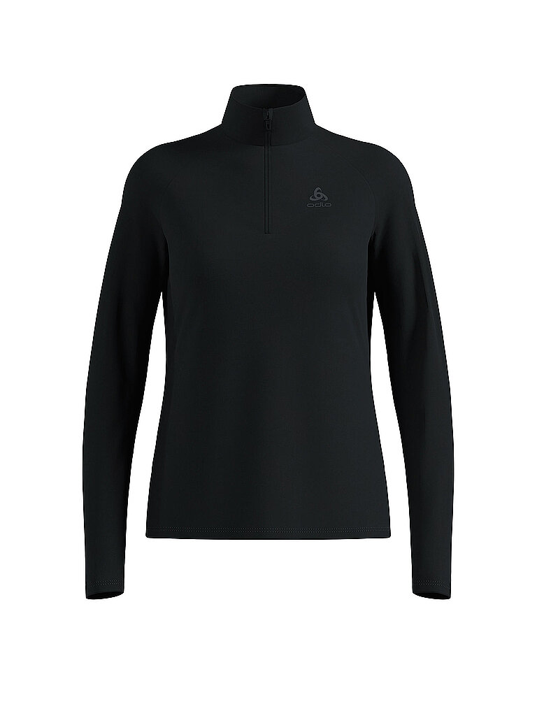 Odlo ODLO Damen Unterzieh Zipshirt Besso Mid Layer schwarz | XS, schwarz