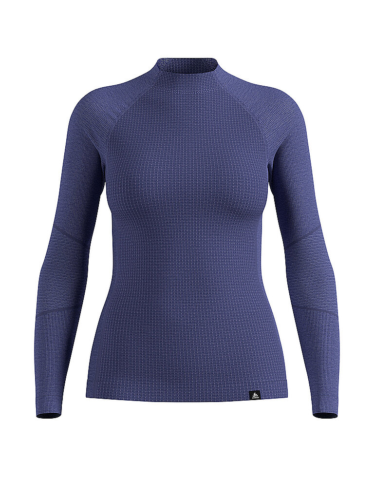 Odlo ODLO Damen Unterziehshirt Natural Merino 260 1/2 Zip blau | XS, blau