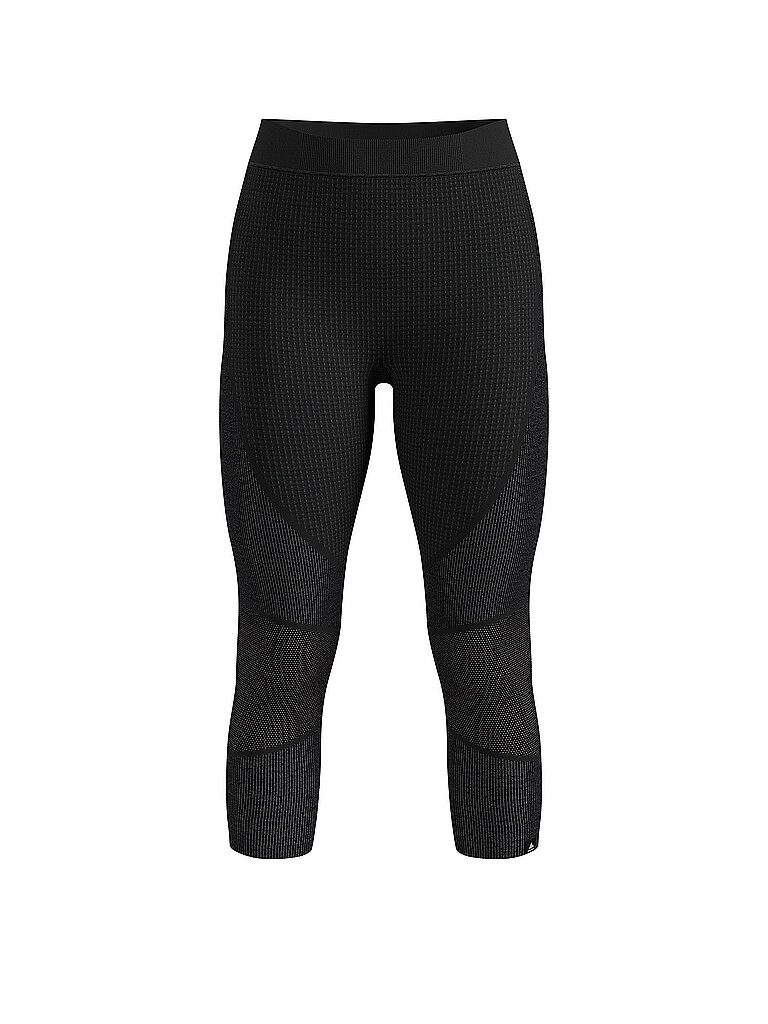 Odlo ODLO Damen Unterziehhose Merino 3/4 schwarz | S, schwarz