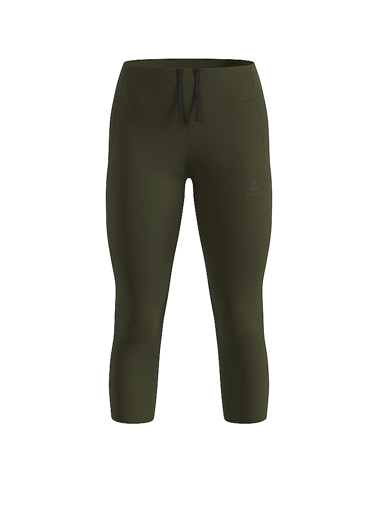 ODLO Damen Lauftight Essentials 3/4 olive | S