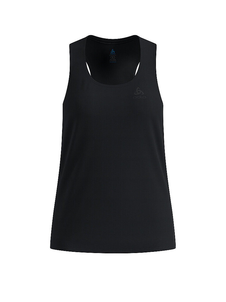 ODLO Damen Lauftank Zeroweight Chill-Tec schwarz | L