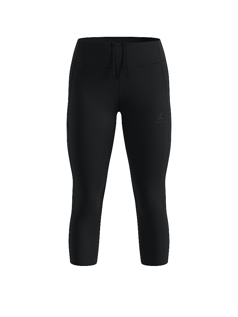Odlo ODLO Damen Lauftight Essentials 3/4 schwarz | XS, schwarz