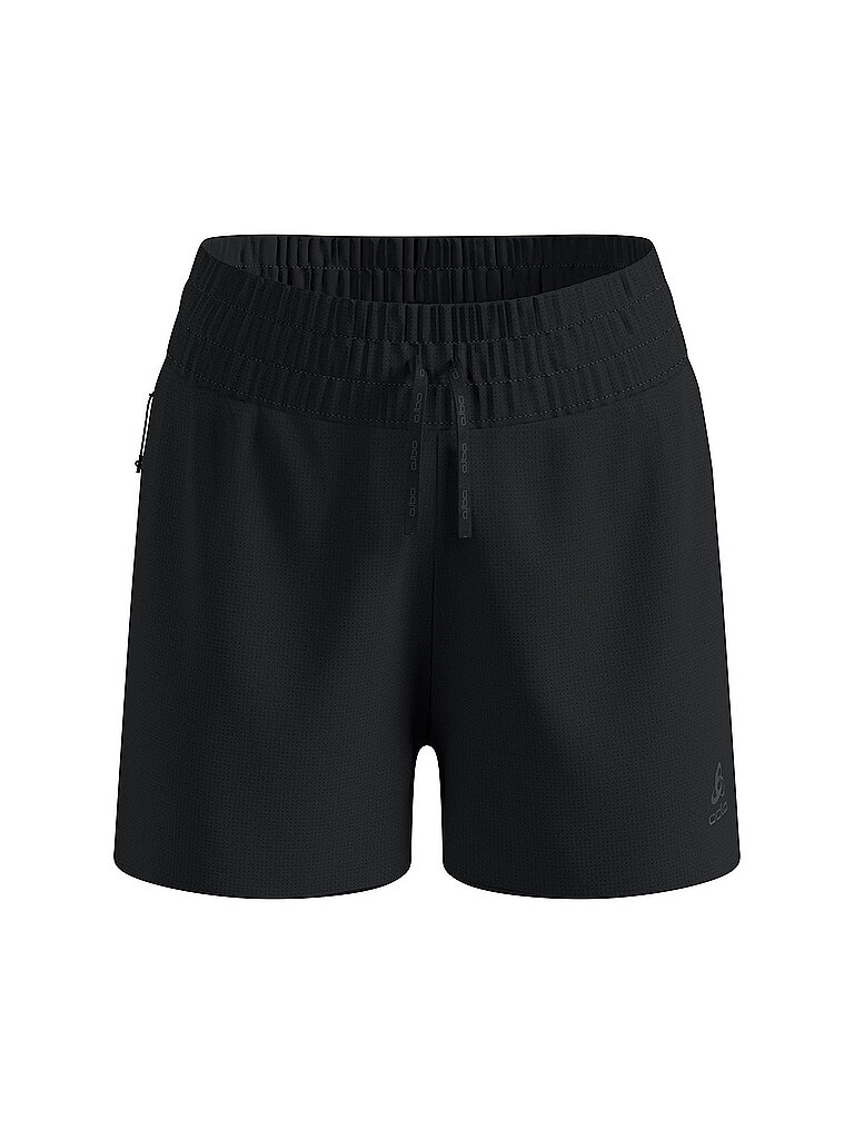 ODLO Damen Laufshorts Zeroweight 5inch 2in1 schwarz | L