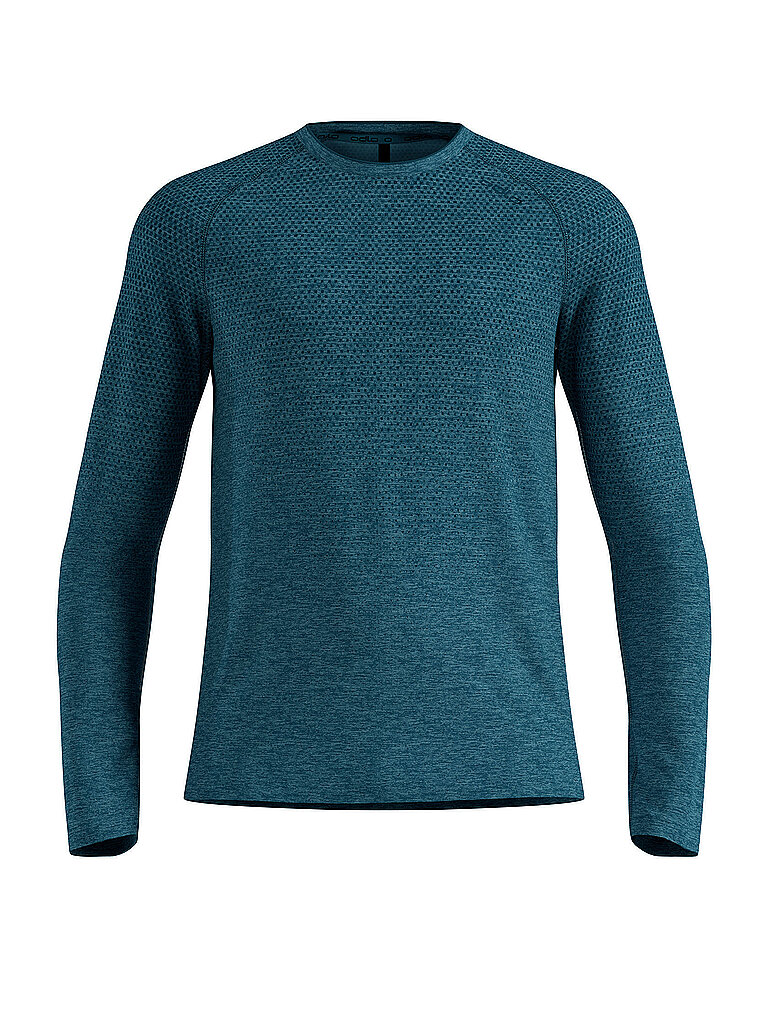 ODLO Herren Laufshirt Essentials Seamless petrol | M