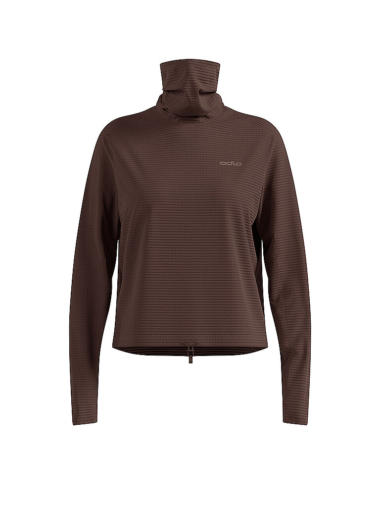 Odlo ODLO Damen Laufhoodie Essential Thermal braun | XS, braun