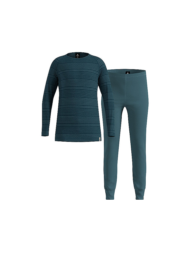 Odlo ODLO Kinder Funktionswäsche Active Warm ECO petrol | 104, petrol