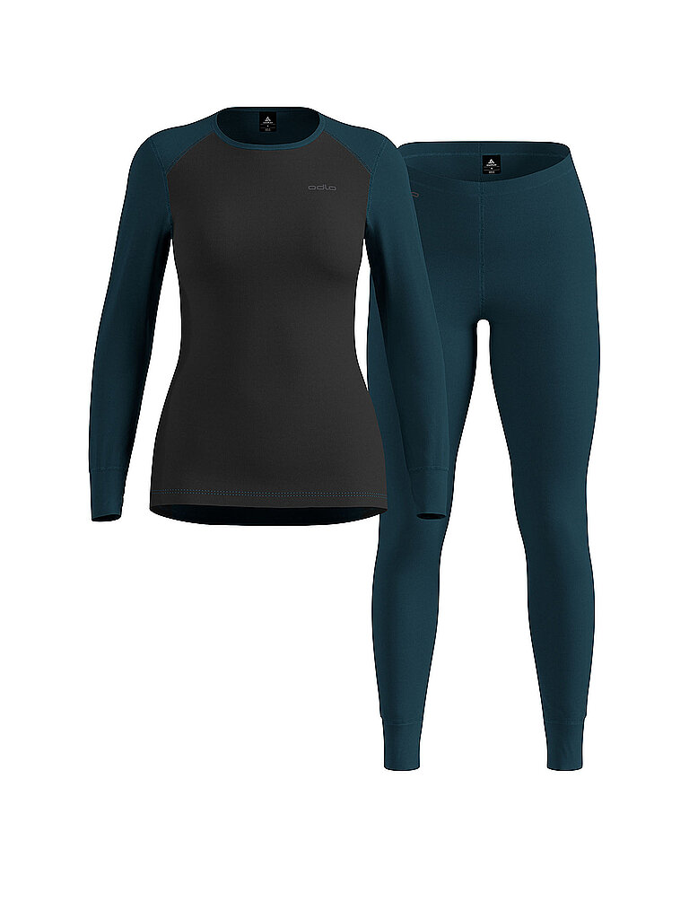 Odlo ODLO Damen Funktionswäsche Set ACTIVE WARM ECO petrol | XS, petrol