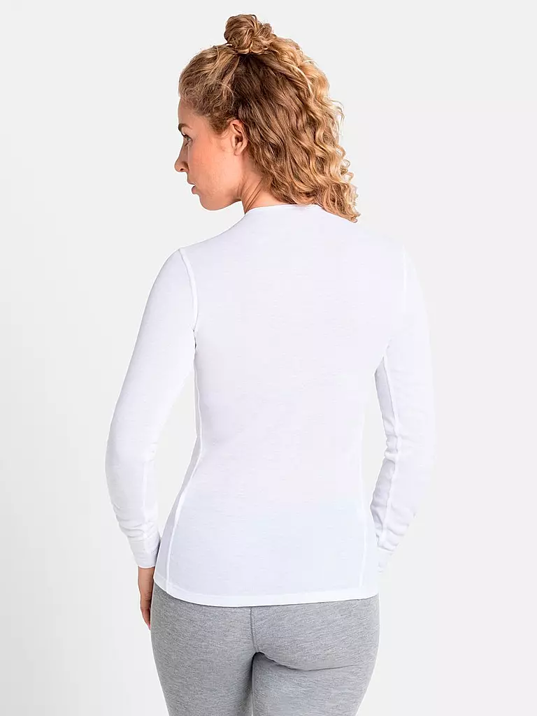 ODLO | Damen Funktionsshirt ACTIVE WARM ECO Base Layer | weiss