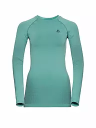 ODLO | Damen Funktionsshirt WARM ECO Baselayer | petrol