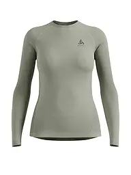 ODLO | Damen Funktionsshirt WARM ECO Baselayer | Olive