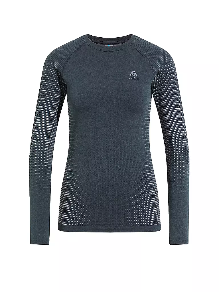 ODLO | Damen Funktionsshirt WARM ECO Baselayer | dunkelblau