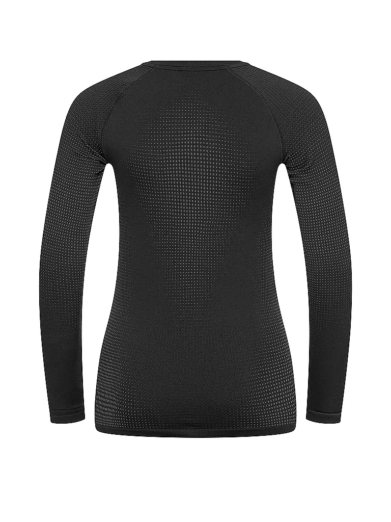 ODLO | Damen Funktionsshirt WARM ECO Baselayer | schwarz