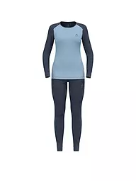 ODLO | Damen Funktionswäsche Set ACTIVE WARM ECO | blau