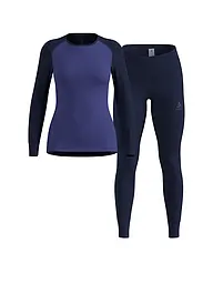ODLO | Damen Funktionswäsche Set ACTIVE WARM ECO | Dunkelblau