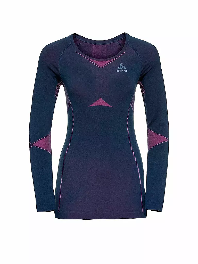 ODLO | Damen Funktionswäsche WINTER SPECIALS PERFORMANCE EVOLUTION WARM Baselayer-Set | blau