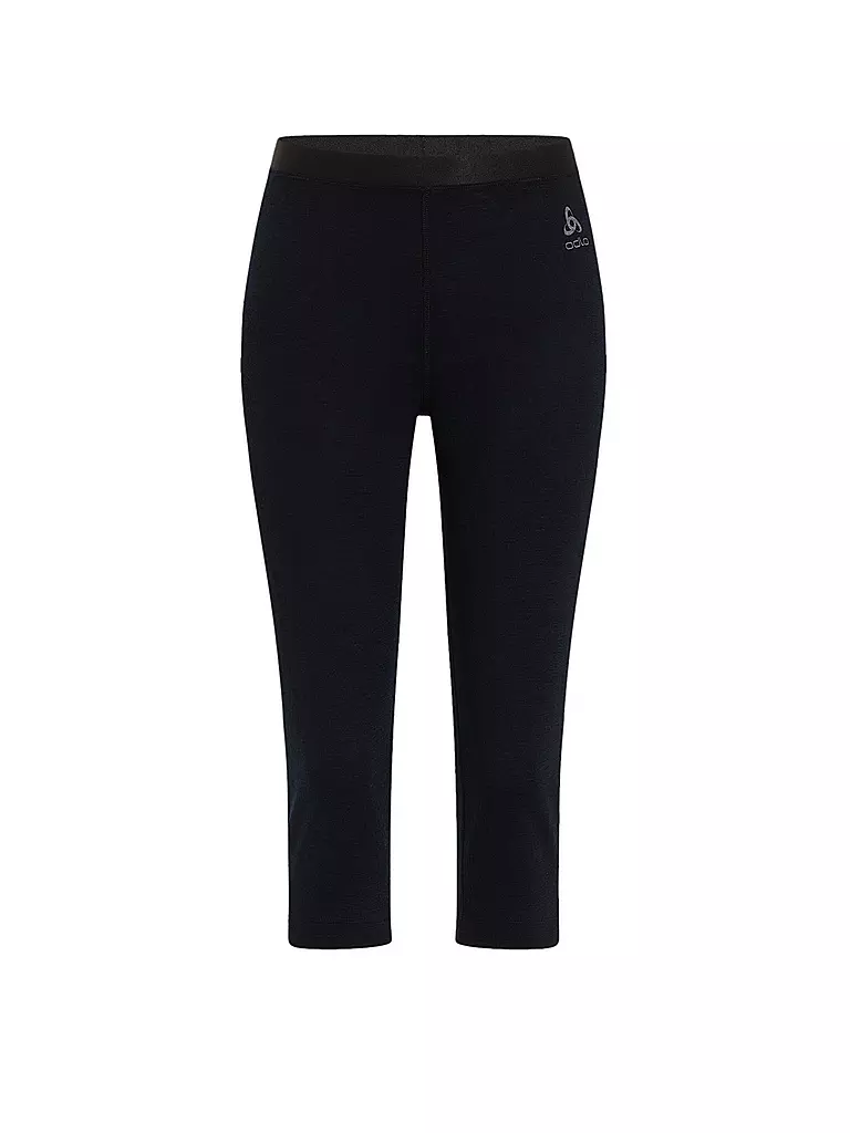 ODLO | Damen Hose Merino 200 3/4 | schwarz