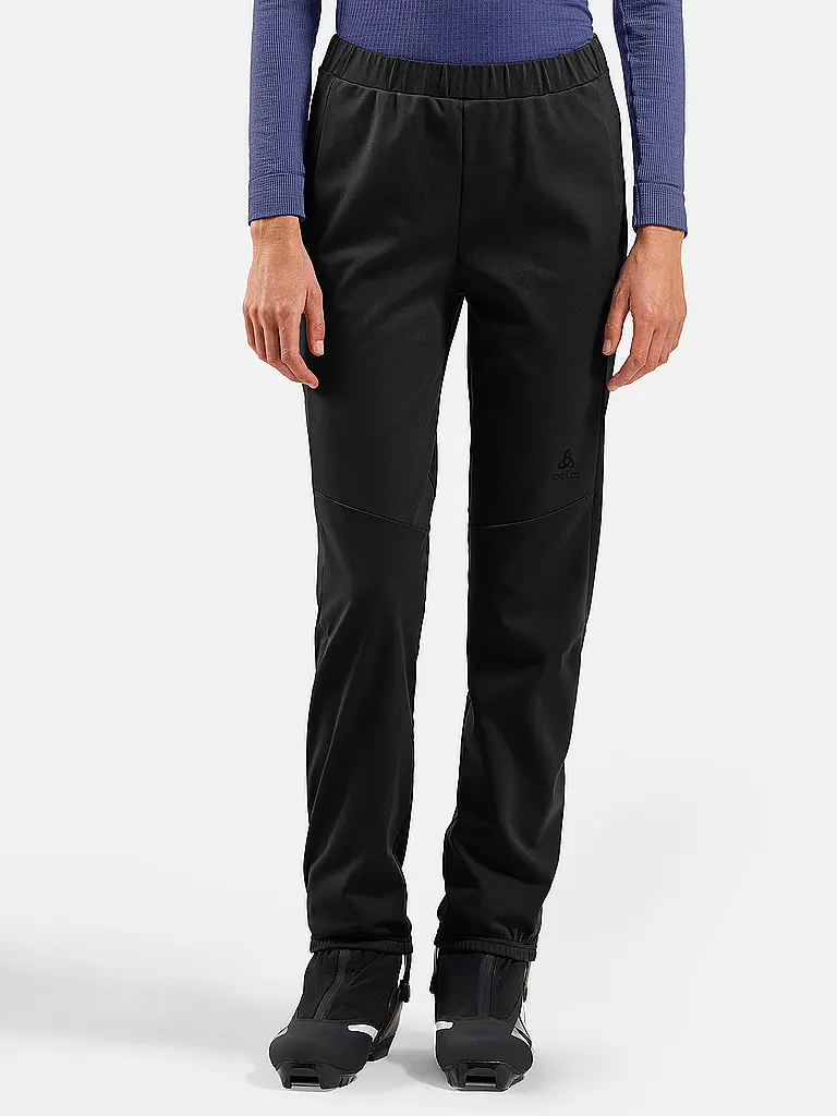 ODLO | Damen Langlaufhose Essential Warm | Schwarz