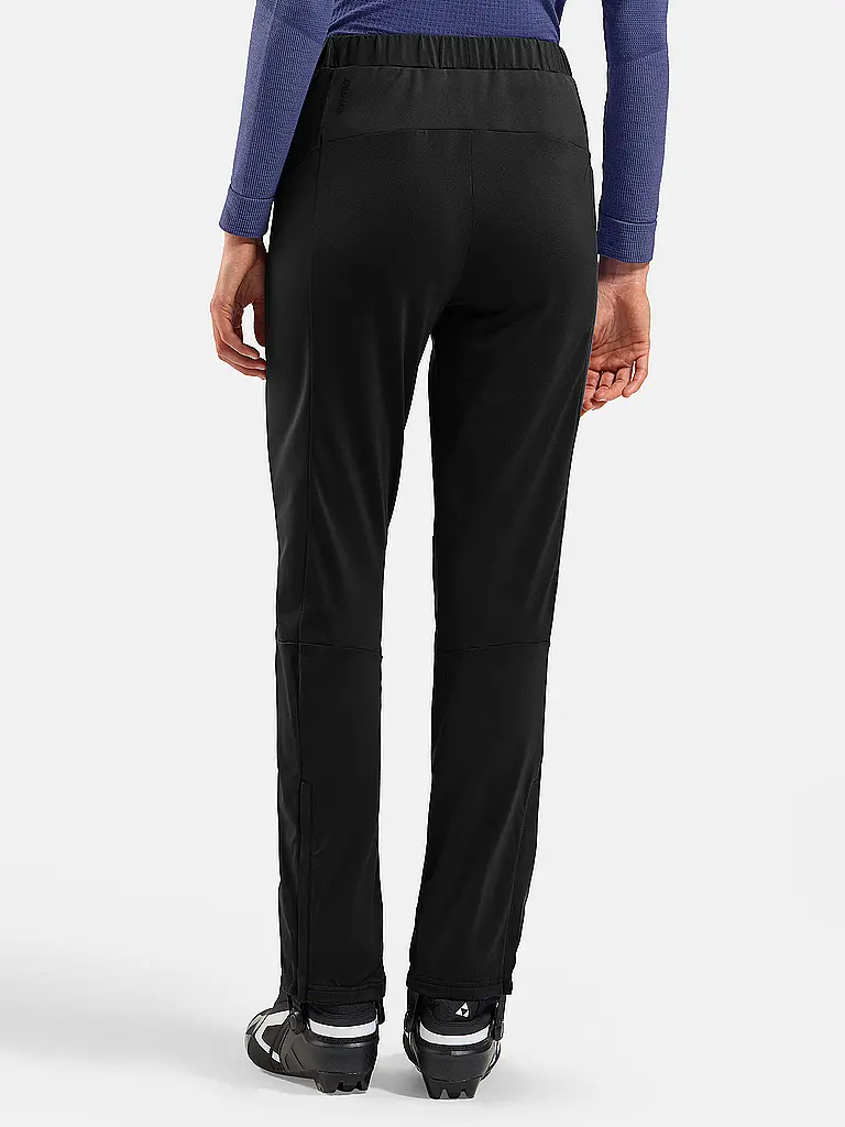 ODLO | Damen Langlaufhose Essential Warm | Schwarz