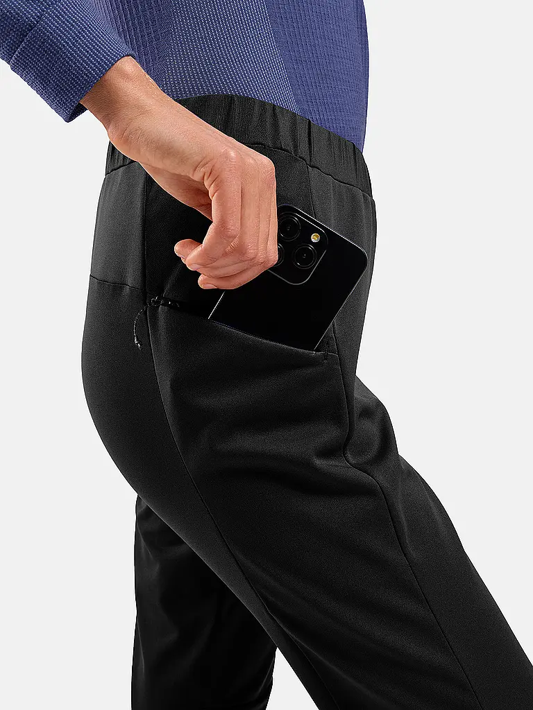 ODLO | Damen Langlaufhose Essential Warm | Schwarz