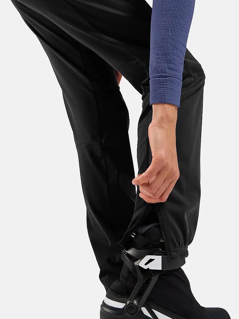 ODLO | Damen Langlaufhose Essential Warm | Schwarz