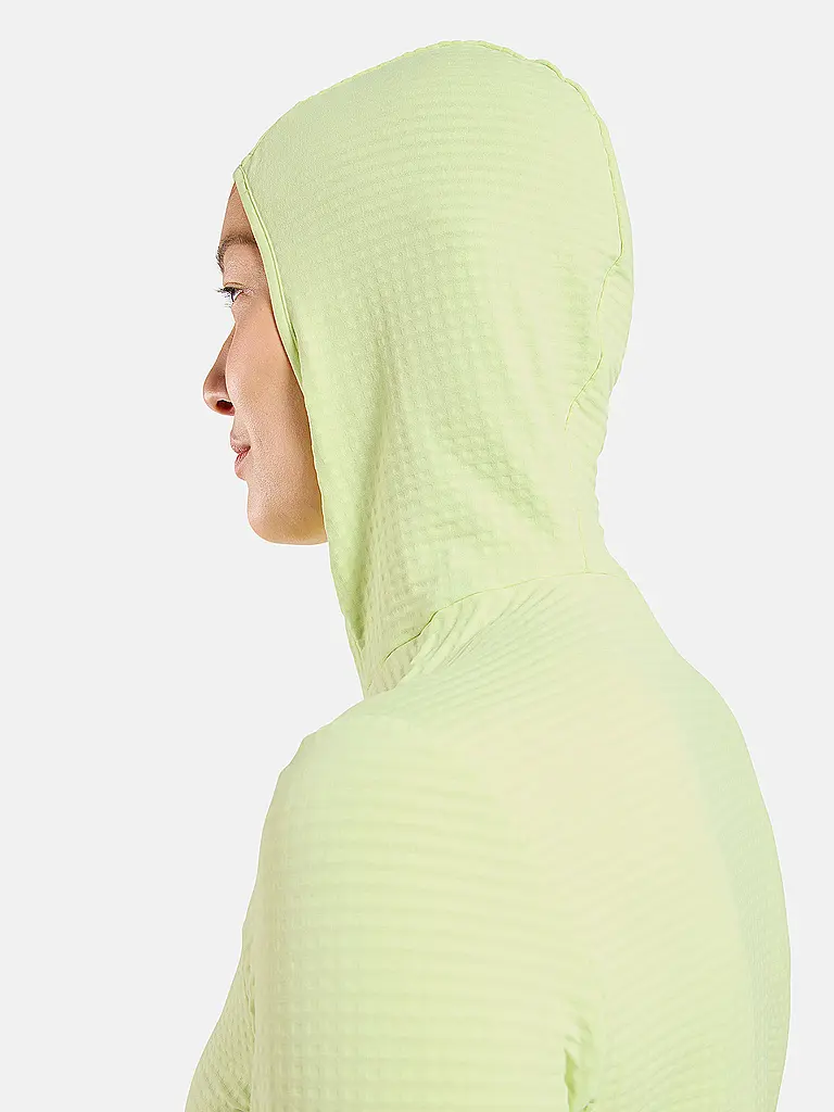 ODLO | Damen Laufhoodie Essential Thermal | gelb