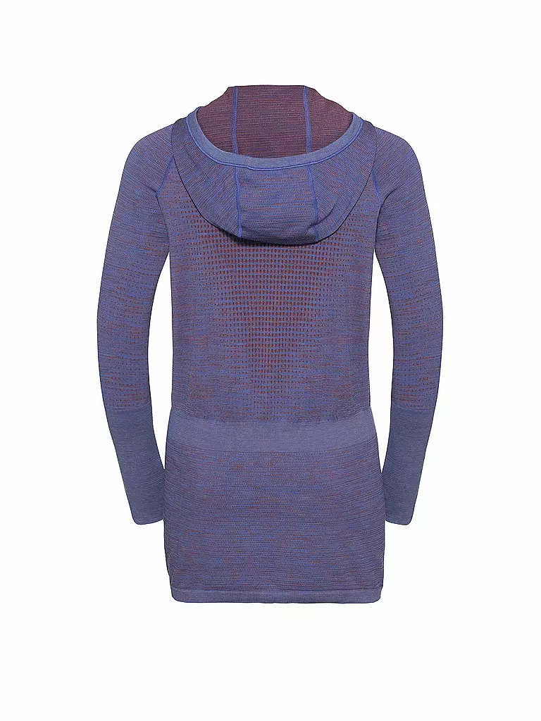 ODLO | Damen Laufhoodie Millennium Yakwarm | blau