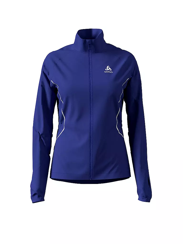 ODLO | Damen Laufjacke Zeroweight Windproof Warm | blau